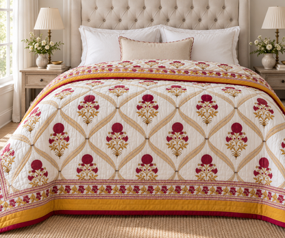 Marigold | Reversible Cotton Quilt