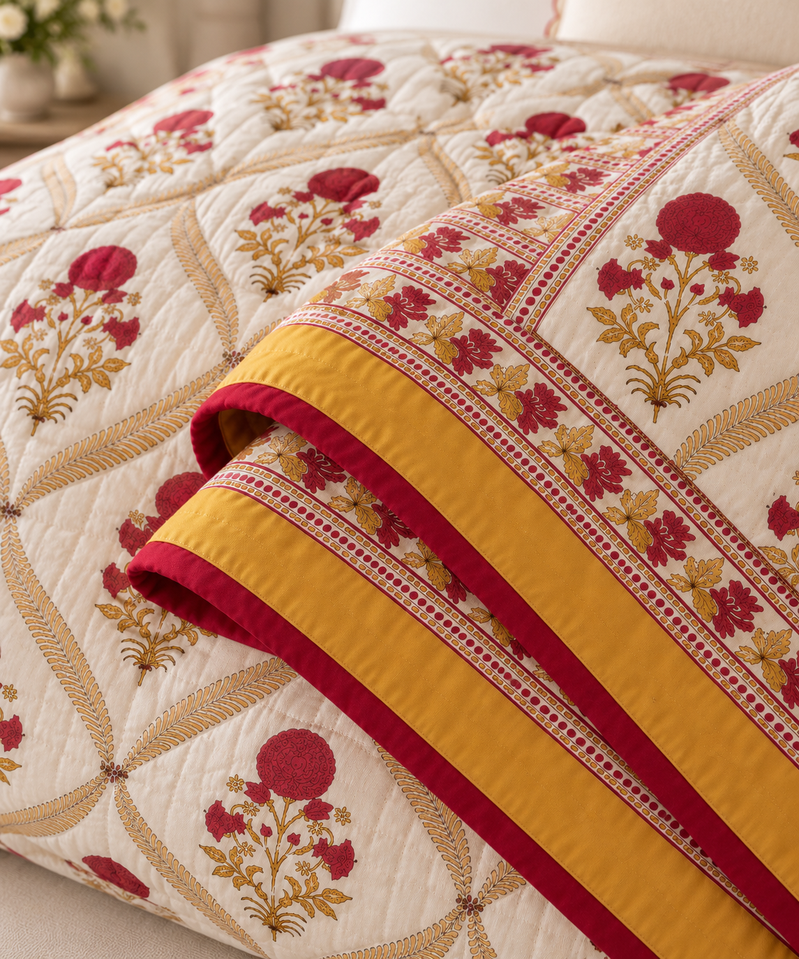 Marigold | Reversible Cotton Quilt