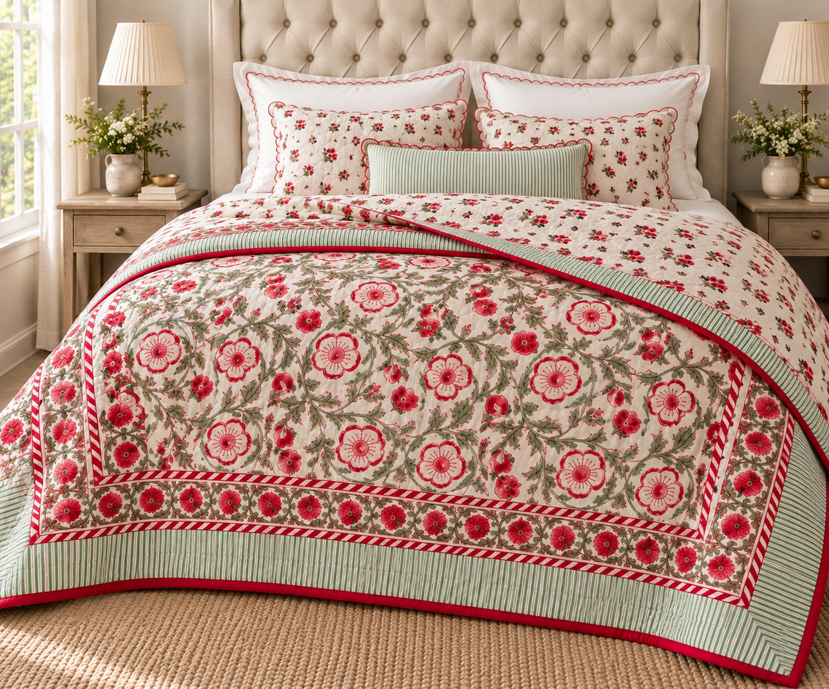 Rosalie | Reversible Cotton Quilt