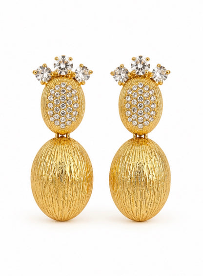 Paloma Gold Drop Earrings